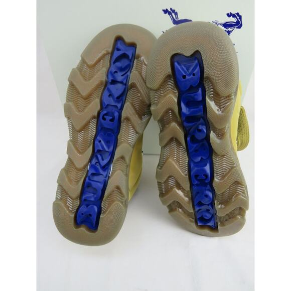 NIB BURBERRY TREK BEIGE NUBUCK LEATHER LACE HIKING BOOTS SHOES EUR 37 US 7 $1200 - Picture 10 of 15